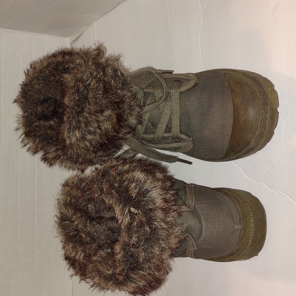 Joe Boxer Canvas Fur Lined Boots - Picture 7 of 7